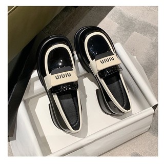 Đốc nữ oxford chữ NINI đế cao 5cm mã