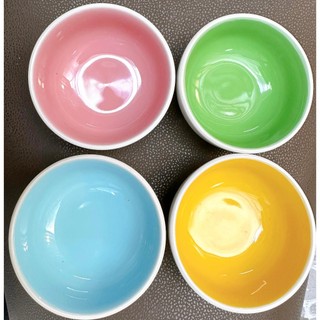 Chén ăn sứ màu, chén sứ tròn cho hamster