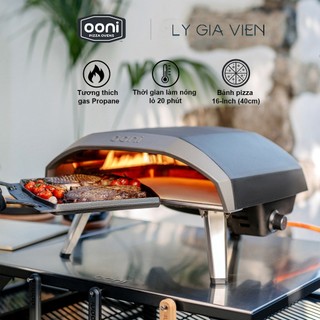 Lò nướng pizza bằng gas ooni koda 16 gas powered pizza oven