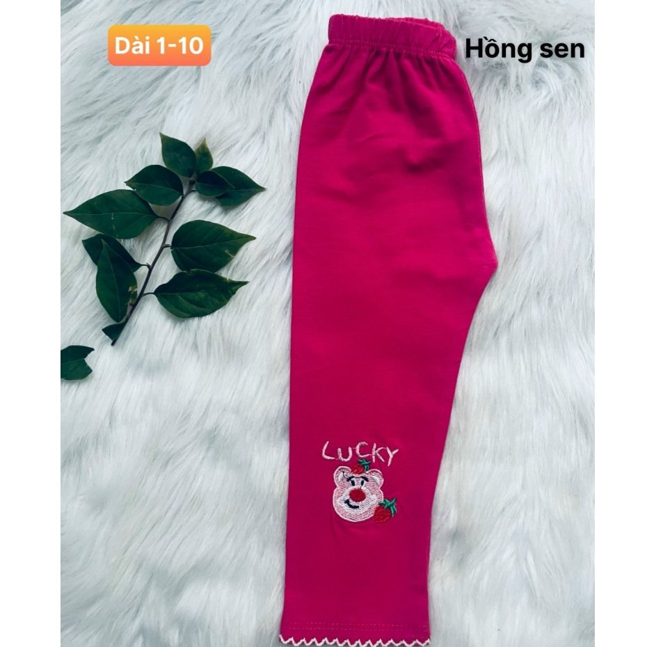 Quần Legging Dài Bé Gái Chất Lượng Cao Quần Legging Co Dãn, Quần Dài Thun Ôm 6-25kg
