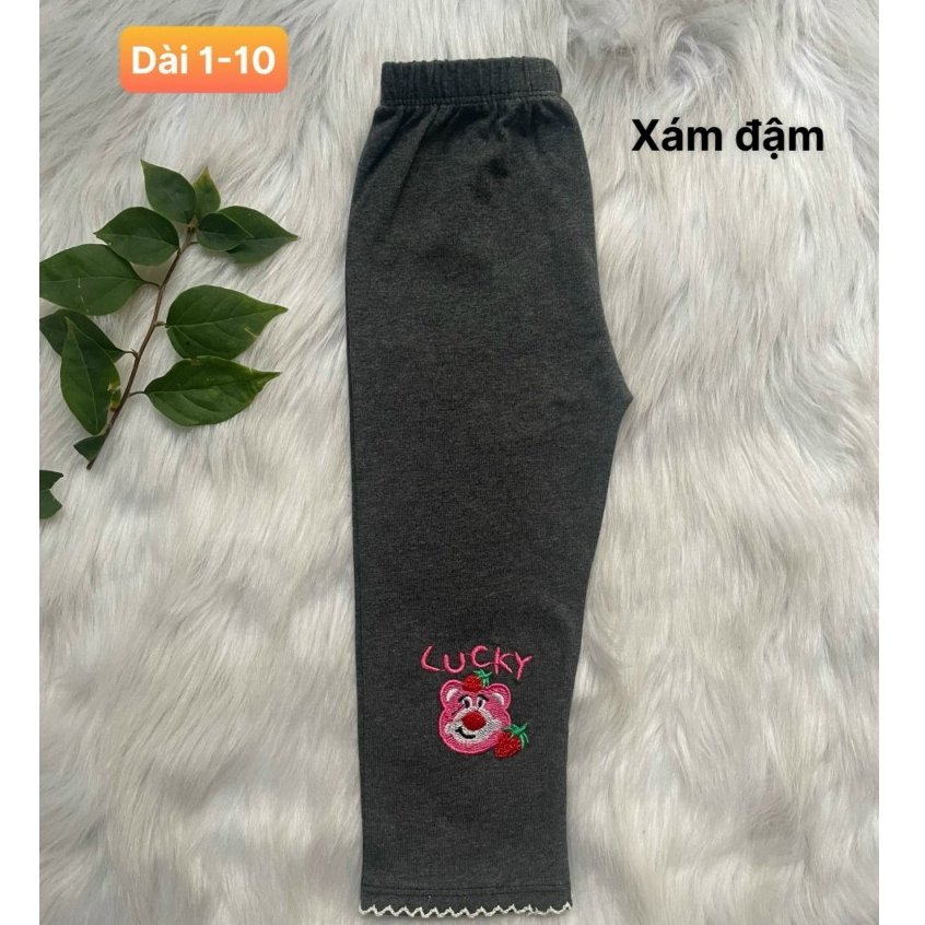 Quần Legging Dài Bé Gái Chất Lượng Cao Quần Legging Co Dãn, Quần Dài Thun Ôm 6-25kg