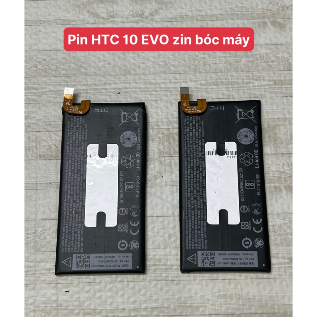 Pin HTC 10 EVO zin bóc máy