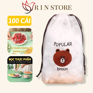 Túi Bọc Thực Phẩm Màng Bọc Thực Phẩm Set 100 Tiện Lợi, Dể Dùng RIN