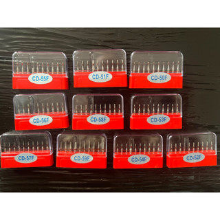 Bộ 10 mũi khoan nha khoa mã CD - CF cho trẻ em chuyên dụng chất lượng cao