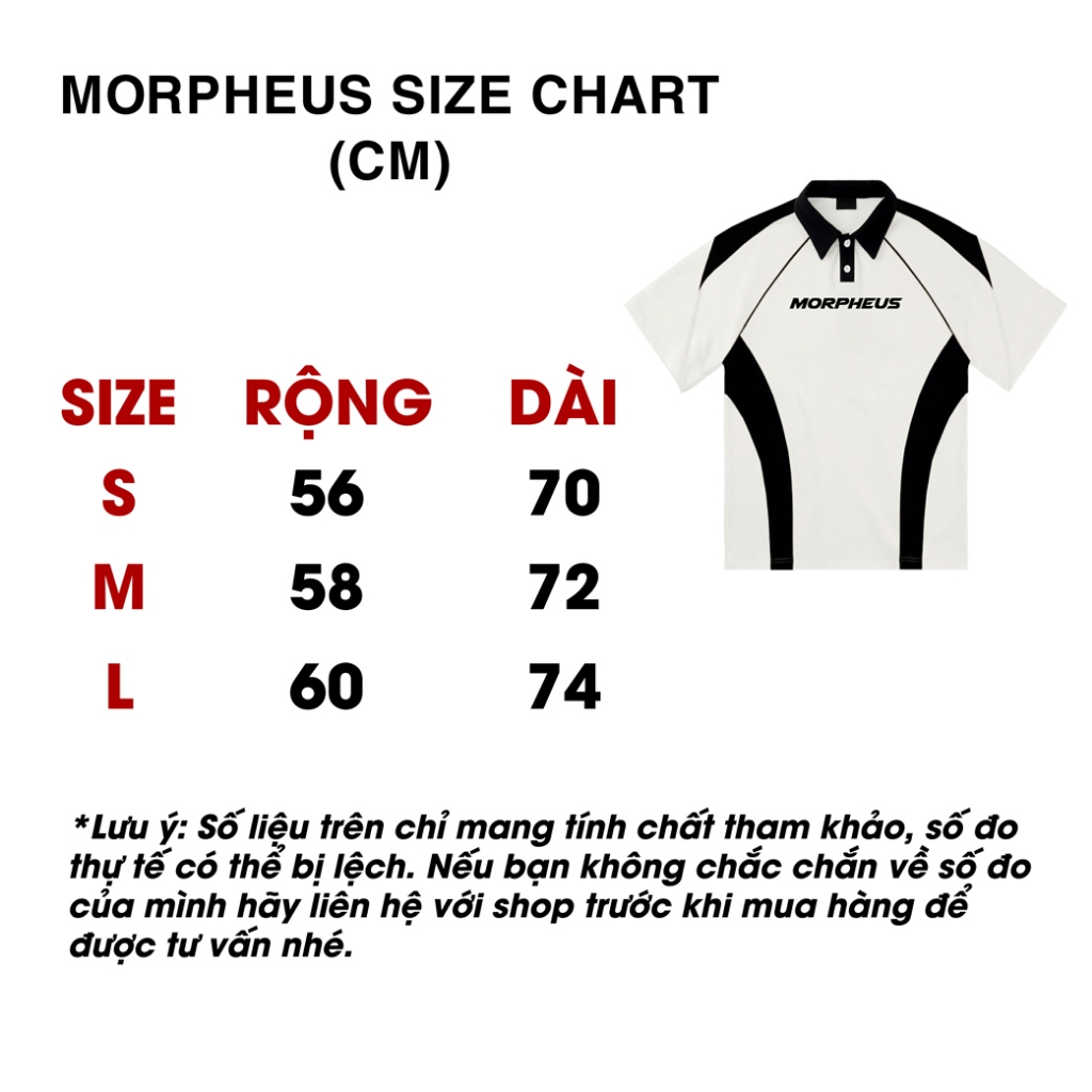 Áo Polo phối Local Brand Morpheus Unisex Nam Nữ Oversize, Raglan Polo