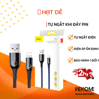 Cáp Tự Ngắt thông minh Chính Hãng Baseus CALCD dành cho IP 6/6s/7/8/Plus/X/Xs/XR/XS Max/11/12/13/14/15/Pro/Plus/Pro Max