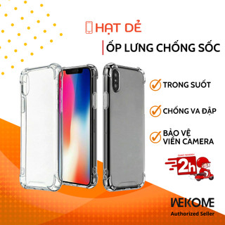 Ốp Lưng Dẻo Trong Suốt Cho 8Plus/X/XsMax/11ProMax/12ProMax 6 đến 12 Pro Max