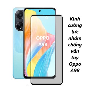 Cường lực nhám chống vân tay Oppo A18 A38 A55 A57 A58 A60 A74 A76 A77s A78 A79 A93 A94 A95 A96 A98 5G 4G