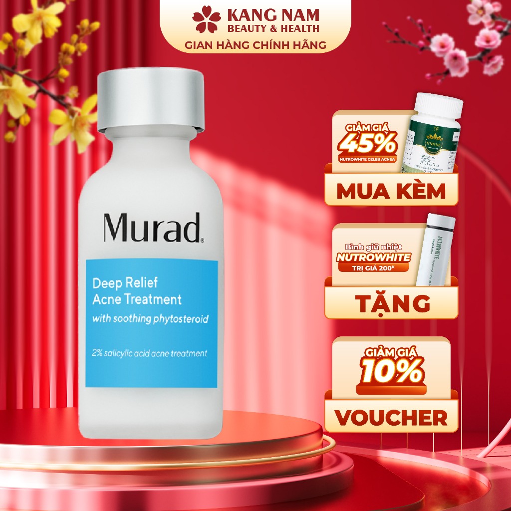 Dung dịch chấm mụn chuyên sâu Murad Deep Relief Acne Treatment 30ml