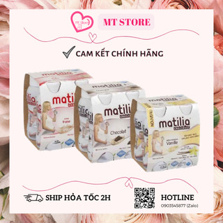 [DATE 2025] 1 lốc sữa bầu matilia (Pháp) 4 chai x 200ml