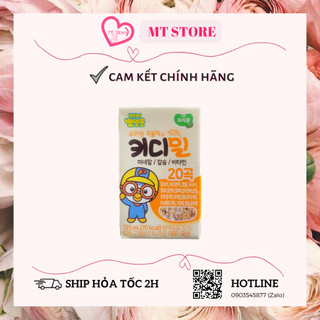 ✳️CÓ SẴN✳️ [DATE 5.2025] (TÁCH LẺ) 1 HỘP sữa hạt ngũ cốc KIDIMEAL PORORO nội địa Hàn Quốc hộp 135ml