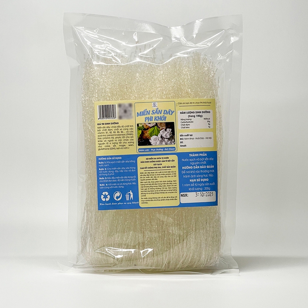 Miến Sắn dây cao cấp 100% từ bột sắn dây nguyên chất 200g - Quê Online