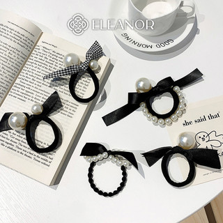 Dây buộc tóc nữ thun co dãn Eleanor Accessories hình nơ đính phụ kiên tóc thun cột tóc 3587
