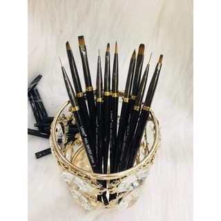 Bộ cọ 10 cây Lawei nhật bản - nail brush Japan - cọ vẽ móng- cọ nét - cọ đắp gel