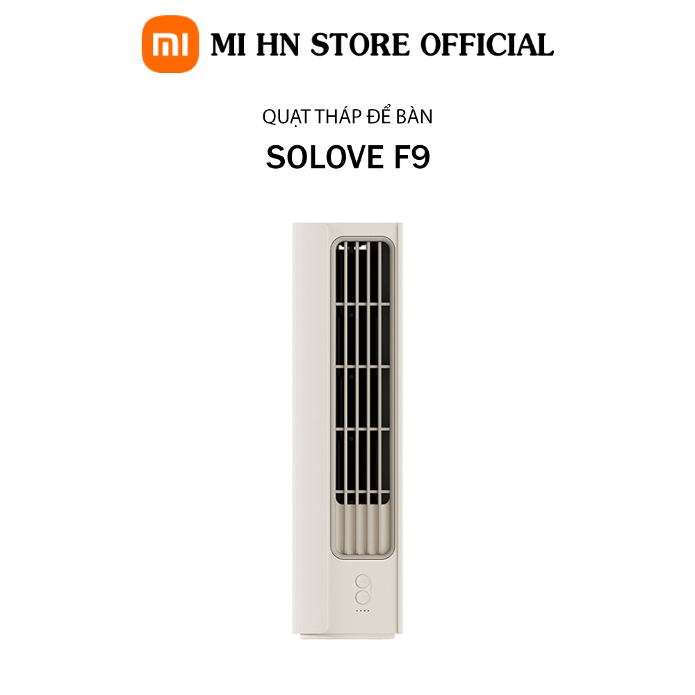 Quạt tích điện để bàn Solove F9, 10W, pin 3000mAh, 3 cấp độ gió - Shop Mi HN Offical Store