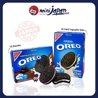 Bánh quy nhân kem sữa Oreo Nhật Bản vị Socola Vani 10 cái