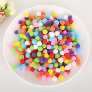 Hạt Pom Pom Size 10mm Mix Đủ Màu (túi 10 hạt)