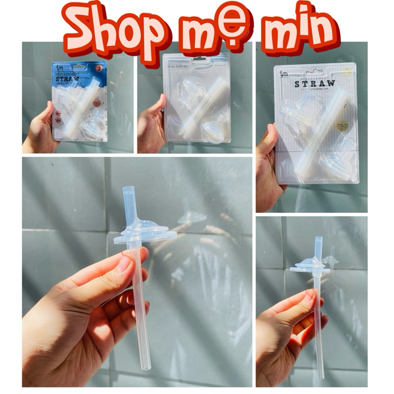 (Tổng hợp Đủ Hãng) Ống hút bình sữa , Ống hút dây tạ lắp bình sữa thành bình tập hút Moyuum /Grosmimi/ Tovy / Ubmom