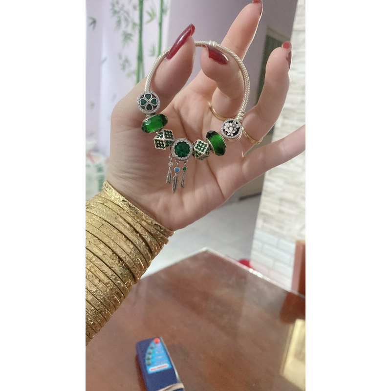 vòng tay pandora chuẩn  bạc  s925