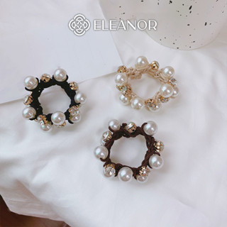 Dây buộc tóc nữ Eleanor Accessories đính đá cột tóc ngọc trai nhân tạo phụ kiện tóc 5478