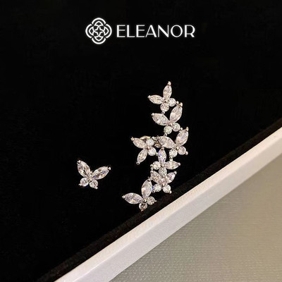 Bông tai nữ gắn vành Eleanor Accessories phụ kiện trang sức khuyên tai không cần bấm lỗ 6155 (1 cái)