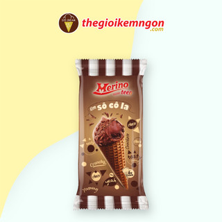 Kem ốc quế socola Merino Superteen (60g)