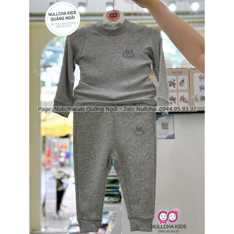 Áo giữ nhiệt và Quần nỉ thu đông cho bé 7-15kg hàng đẹp dày dặn cho bé trai/ bé gái chính hãng