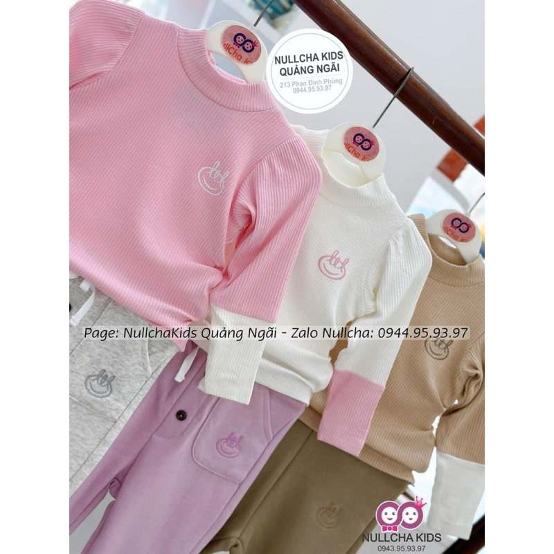 Áo giữ nhiệt và Quần nỉ thu đông cho bé 7-15kg hàng đẹp dày dặn cho bé trai/ bé gái chính hãng