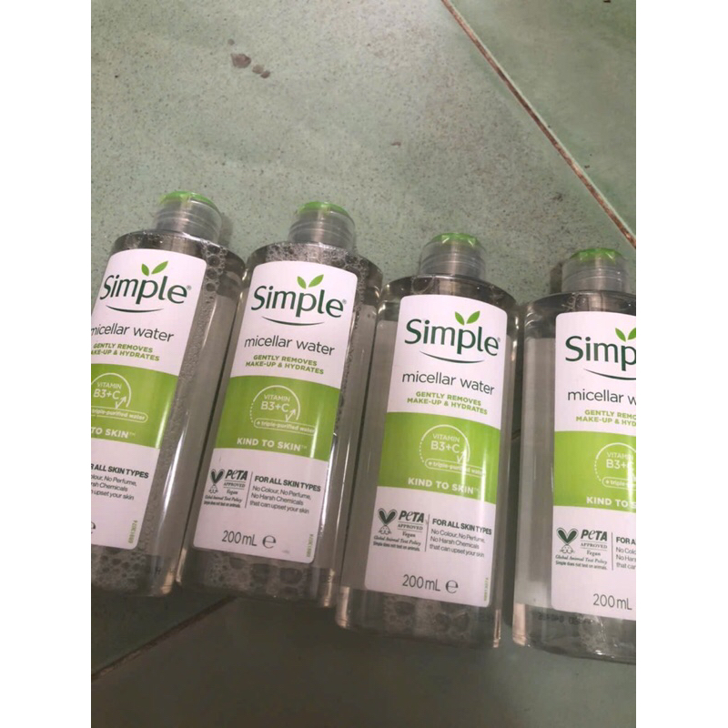 Nước Tẩy Trang Simple 200ml