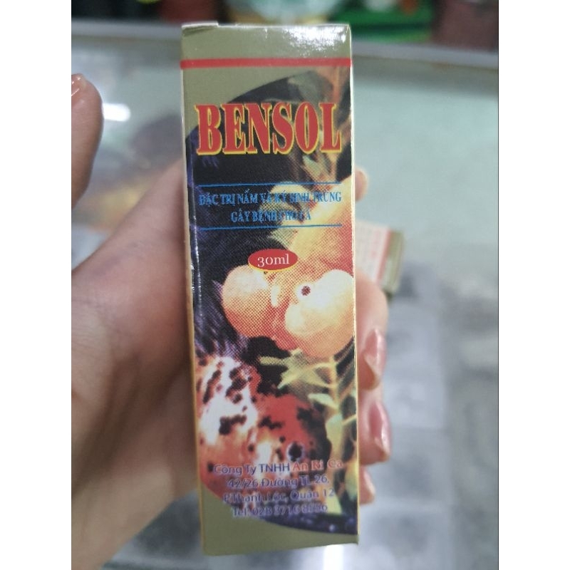 thuốc trị nấm hồ cá Bensol