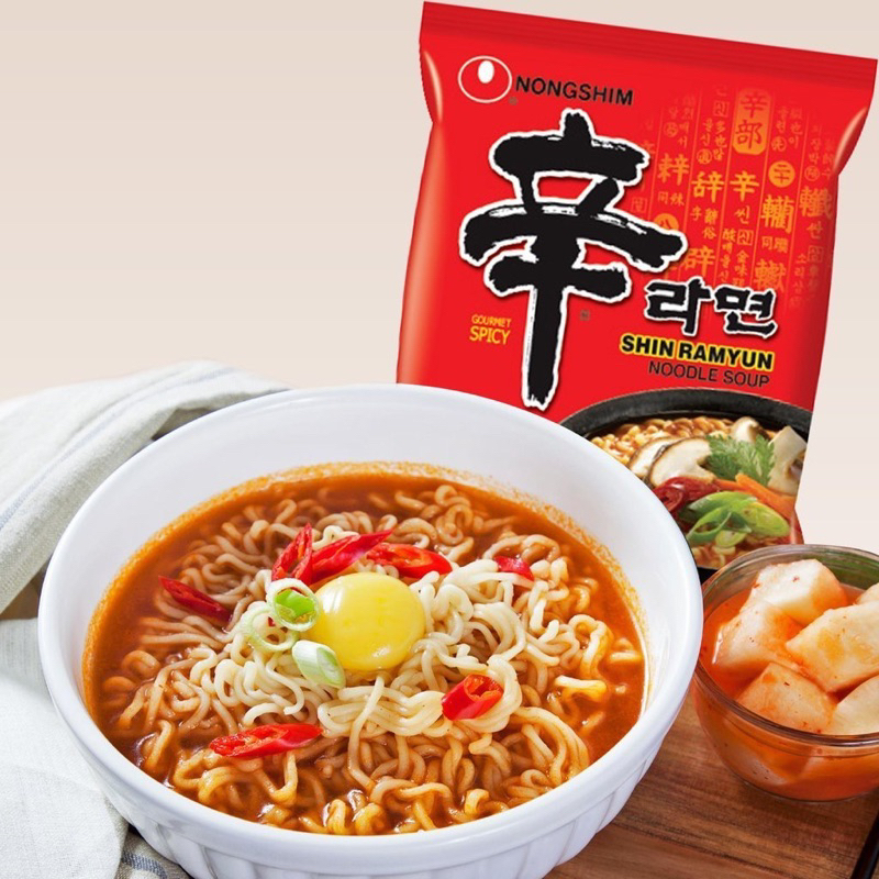 Lốc 5 gói Mì Shin Ramyun Nongshim Hàn Quốc 120g