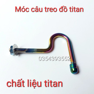 Móc treo đồ xe máy,móc câu titan gắn mọi loại xe