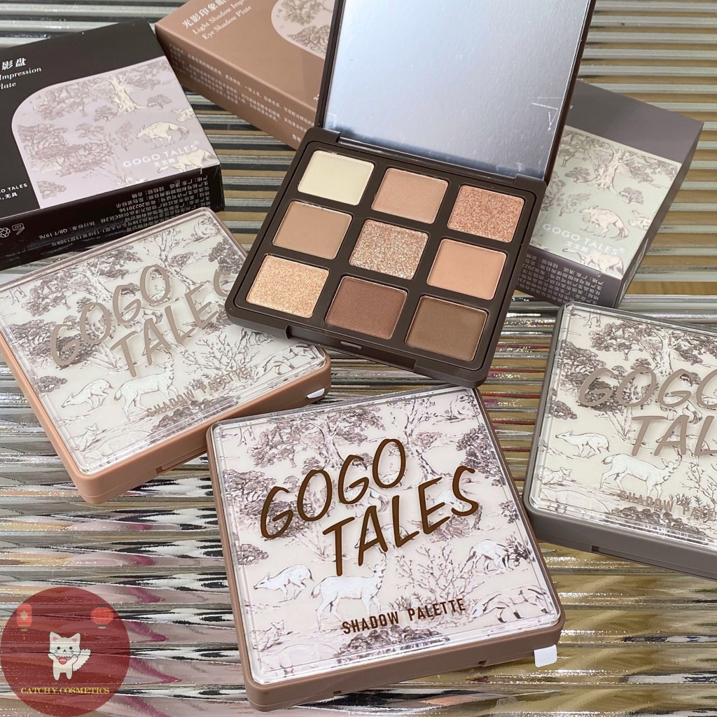 Bảng phấn mắt 9 ô GOGO TALES Chú nai Vintage, Eye Shadow Palette (GT646)