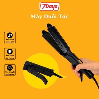 Máy duỗi tóc, ép tóc thẳng bản to 4 mức chỉnh nhiệt 7days smile