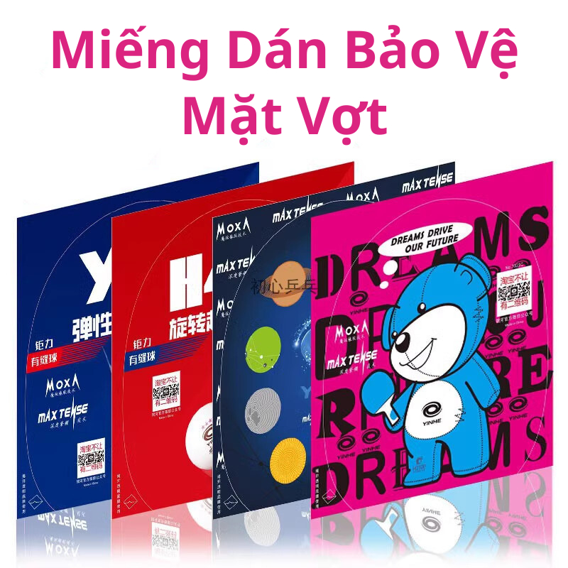 Miếng Film Dán Bảo Vệ Mặt Vợt Bóng Bàn Yinhe Chính Hãng - Chống Trầy Xước, Bám Bụi, Tăng Độ Bám Dính Cho Mặt Vợt