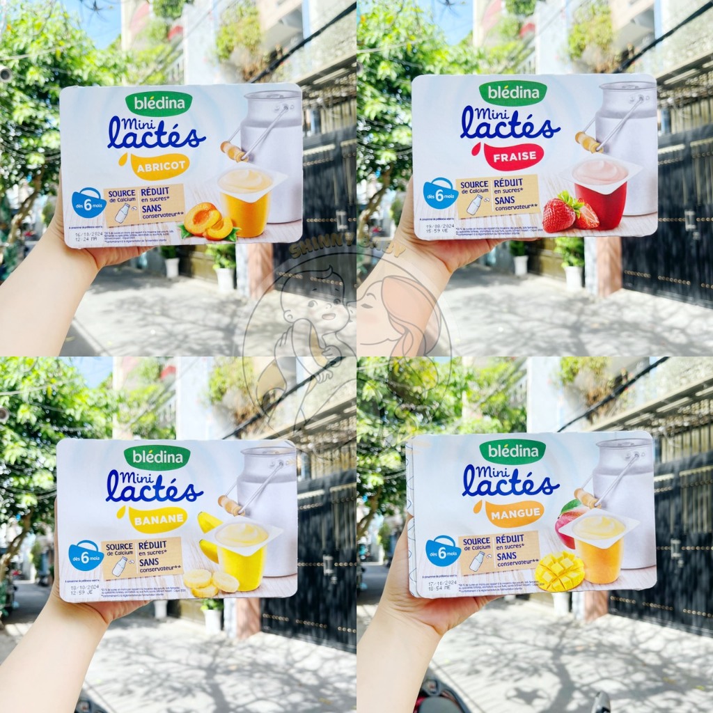Date T11/24 Sữa chua nguội Bledina Nestle Pháp Từ 6m+