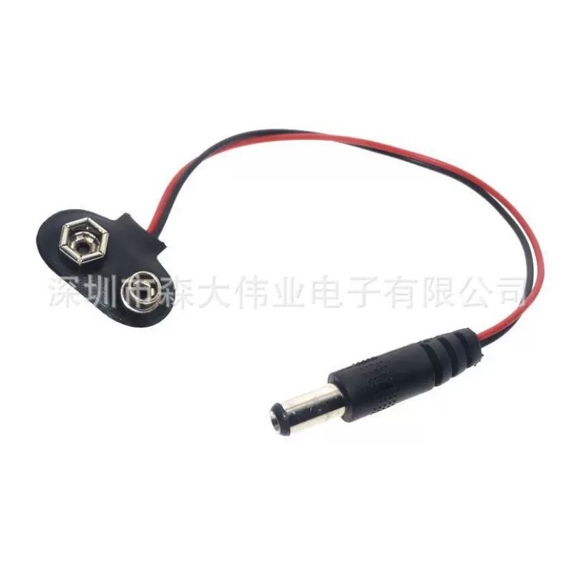 Jack Đế Pin 9V Sang Đuôi DC 5.5x2.1
