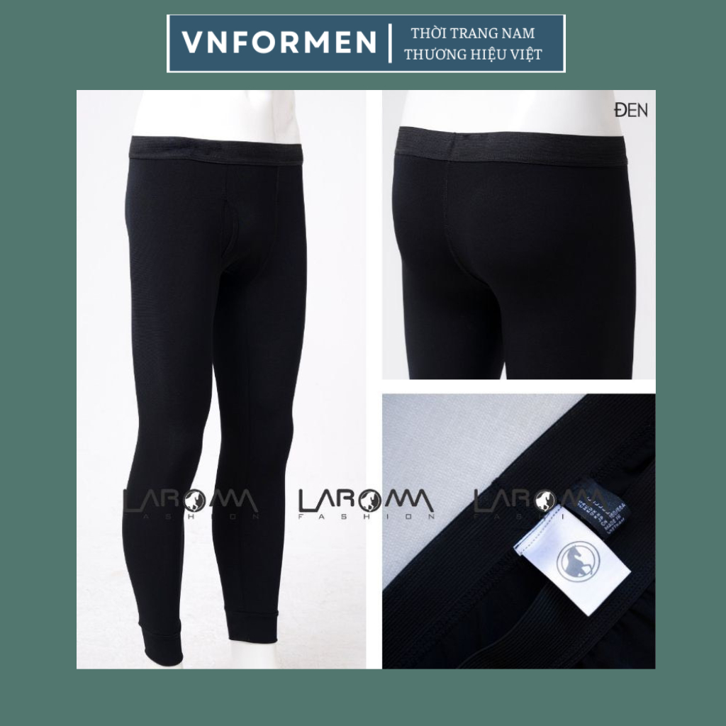 Quần giữ nhiệt nam Laroma chất liệu cotton mềm mịn giữ ấm thoáng khí LGN02