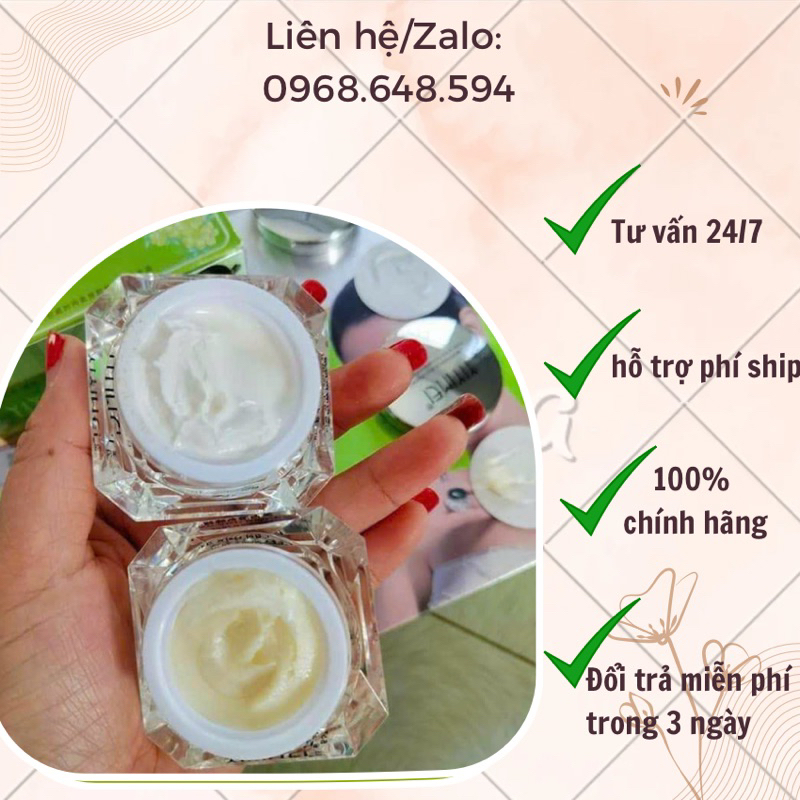COMBO ngày đêm Yiyimei, làm sạch nám tàn nhang và dưỡng trắng da, kem nám Yiyimei, mỹ phẩm Yiyimei.