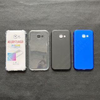 Ốp lưng Samsung A5 2017 (A520) loại chống sốc , loại dẻo trong ,dẻo đen TPU và dẻo xanh dương viền gồ bảo vệ cam bền đẹp
