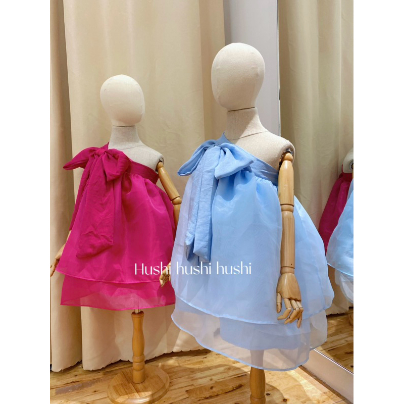 Váy xòe công chúa BONIE DRESS 2 màu hot trend 2024 cho bé từ 3-7tt