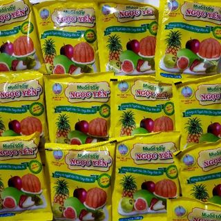 Muối sấy ngọc yến đồng tháp 100g thơm ngon cay cay chấm hoa quả - chính hãng
