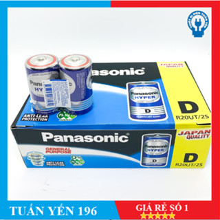 Hộp 24 viên pin đại Panasonic hyper màu xanh R20UT/2S chính hãng