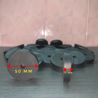 10 long đền cao su phi 50; 60; 70 dày 10 (7cmx1cm)