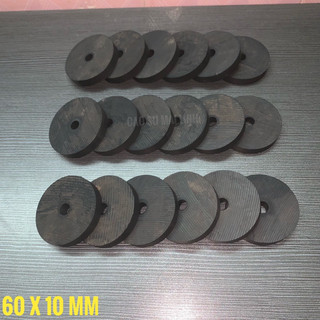 10 long đền cao su phi 50; 60; 70 dày 10 (7cmx1cm)