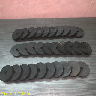 10 long đền cao su phi 50; 60; 70 dày 10 (7cmx1cm)