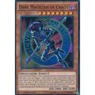 [ Dưa Hấu Yugioh ] Lá bài thẻ bài Dark Magician of Chaos - ultra rare - Tặng bọc bài nhựa