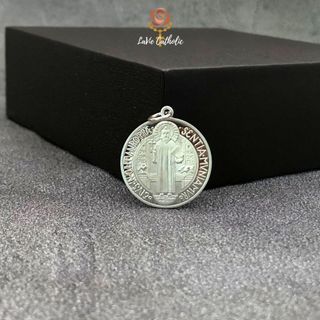 Mặt Dây Chuyền Thánh Benedict Bạc 925