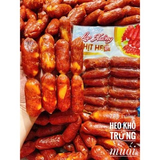 Lạp thịt heo khô trứng muối túi 500g