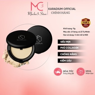 Phấn phủ KARADIUM Collagen Smart Sun Pact mịn da bền tone Spf50+ PA+++